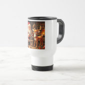 Sinterklaas en rendier reisbeker (Voorkant rechts)