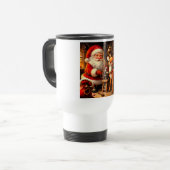 Sinterklaas en rendier reisbeker (Voorkant links)