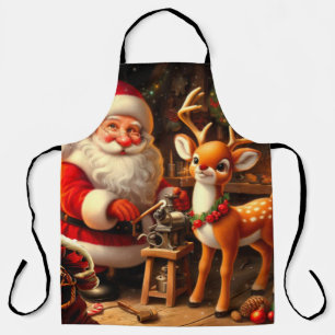 Sinterklaas en rendier schort