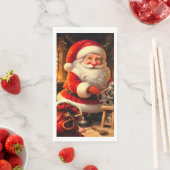 Sinterklaas en rendier servet (Insitu)