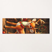 Sinterklaas en rendier yogamat (Voorkant (horizontaal))