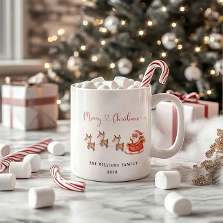 Sinterklaas en rendieren | Christmas Coffee Mok