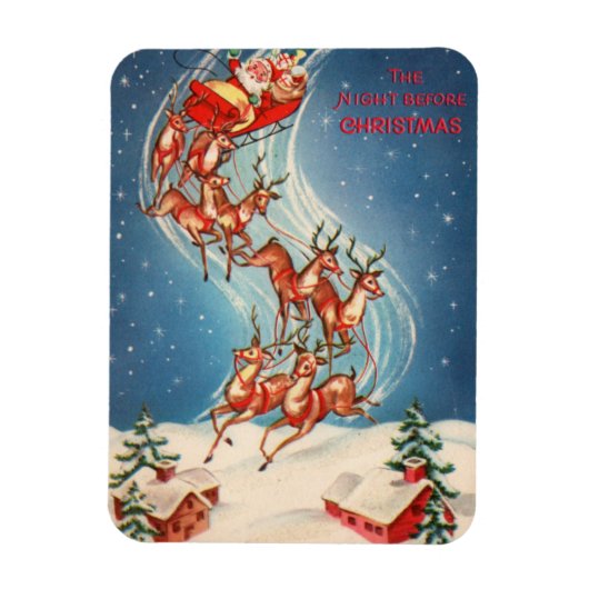  Sinterklaas- en rendiervluchten Magneet (Verticaal)