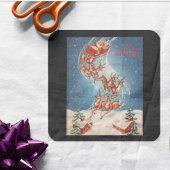  Sinterklaas- en rendiervluchten Vierkante Sticker