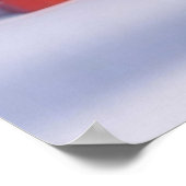 Sinterklaas en sneeuwmeisje vieren kerst poster (Hoek)