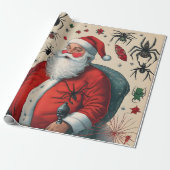 Sinterklaas en spinnen cadeaupapier (Uitgerold)