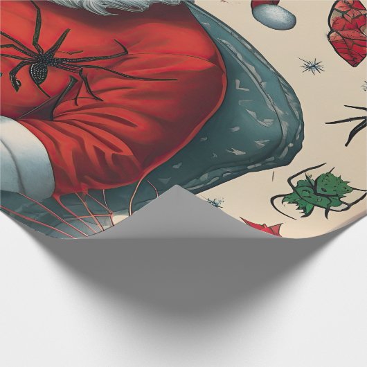 Sinterklaas en spinnen cadeaupapier (Hoek)