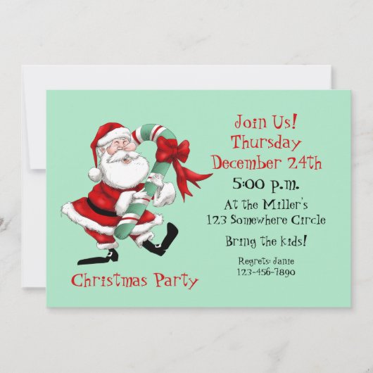 Sinterklaas en suikerriet kaart (Voorkant)