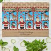 Sinterklaas en vrienden theedoek (Gevouwen)