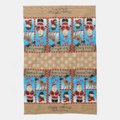 Sinterklaas en vrienden theedoek (Verticaal)