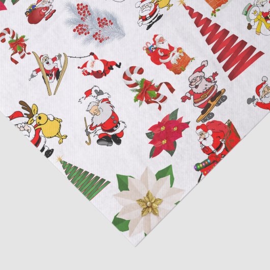 Sinterklaas en vrienden tissuepapier (Detail)