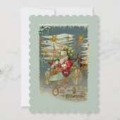 Sinterklaas en zijn Amazing Flying Machine Uitnodi Kaart (Voorkant)