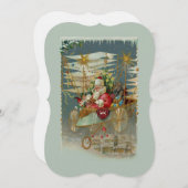 Sinterklaas en zijn Amazing Flying Machine Uitnodi Kaart (Voorkant / Achterkant)