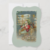 Sinterklaas en zijn Amazing Flying Machine Uitnodi Kaart (Voorkant)