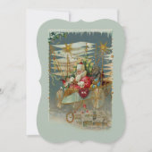 Sinterklaas en zijn Amazing Flying Machine Uitnodi Kaart (Voorkant)