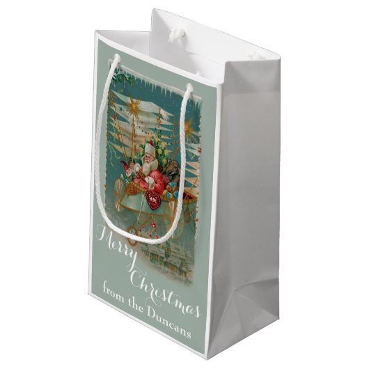 Sinterklaas en zijn geweldige vliegmachine - Aange Klein Cadeauzakje (Achterkant Gekanteld)