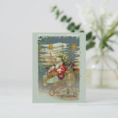 Sinterklaas en zijn geweldige vliegmachine Briefka Feestdagenkaart (Staand voorkant)