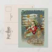 Sinterklaas en zijn geweldige vliegmachine Briefka Feestdagenkaart (Voorkant / Achterkant)