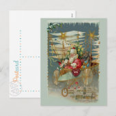 Sinterklaas en zijn geweldige vliegmachine Briefka Feestdagenkaart (Voorkant / Achterkant)