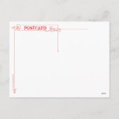 Sinterklaas en zijn geweldige vliegmachine Briefka Feestdagenkaart (Achterkant)