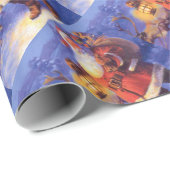 Sinterklaas en zijn rendier cadeaupapier (Rol Hoek)