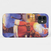 Sinterklaas en zijn rendier Case-Mate iPhone case (Achterkant (horizontaal))