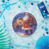 Sinterklaas en zijn rendier papieren bordje (Feest)