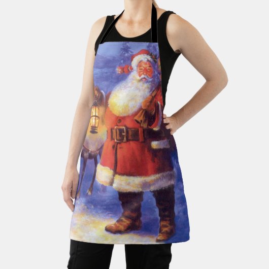 Sinterklaas en zijn rendier schort (Insitu)