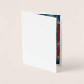 Sinterklaas en zijn rendieren folie kaarten (Voorkant)