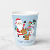 Sinterklaas en zijn vrienden Papieren beker (Achterkant)