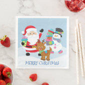 Sinterklaas en zijn vrienden papieren servetten (Insitu)