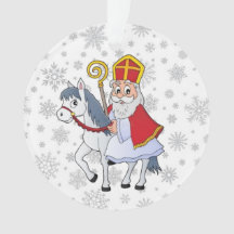 Sinterklaas en zijn White Horse Ornament