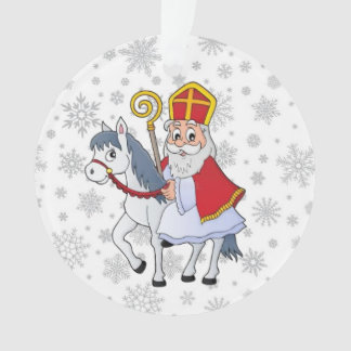 Sinterklaas en zijn White Horse Ornament