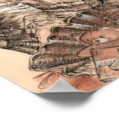 Sinterklaas en Zwarte Piet door Portia St Luke Poster (Hoek)