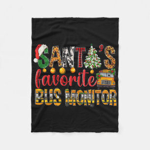 Sinterklaas' favoriete busmonitor kerst kinder jon fleece deken