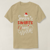 Sinterklaas Favoriete Dialyse Verpleegster  Funny  T-shirt (Design voorkant)