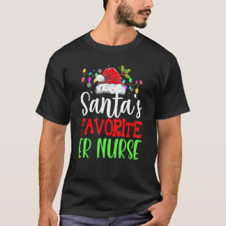 Sinterklaas Favoriete Er Verpleegster Kerstman Hoe T-shirt