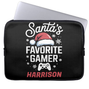 Sinterklaas' Favoriete Gamer Gepersonaliseerde Gam Laptop Sleeve