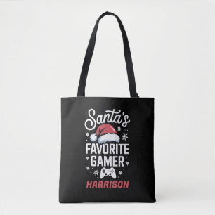 Sinterklaas' Favoriete Gamer Gepersonaliseerde Gam Tote Bag