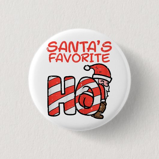 Sinterklaas Favoriete Grappige Stoute Volwassenen Ronde Button 3,2 Cm (Voorkant)