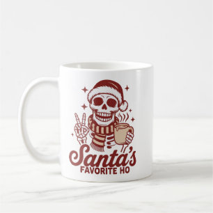 Sinterklaas' favoriete Ho skelet Snarky kerst  Koffiemok