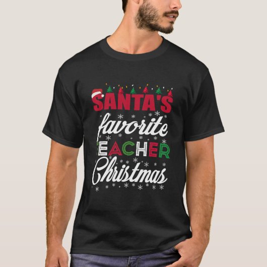 Sinterklaas' favoriete leraar t-shirt (Voorkant)