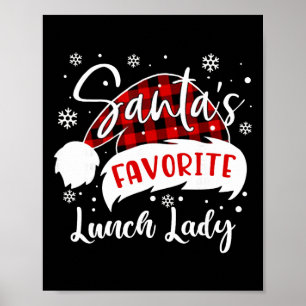 Sinterklaas Favoriete Lunch Dames Hoed Flanelen Ke Poster