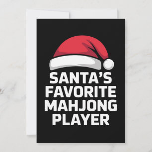 Sinterklaas' Favoriete Mahjong Speler Kerstspel Kaart