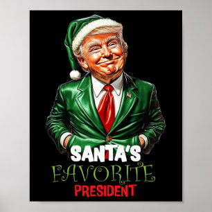 Sinterklaas favoriete president grappig Trump Poster