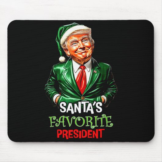 Sinterklaas' favoriete president grappige Sinterkl Muismat (Voorkant)