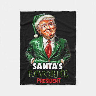 Sinterklaas' favoriete president grappige Trump ke Fleece Deken