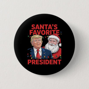 Sinterklaas' favoriete president Sinterklaas Trump Ronde Button 5,7 Cm