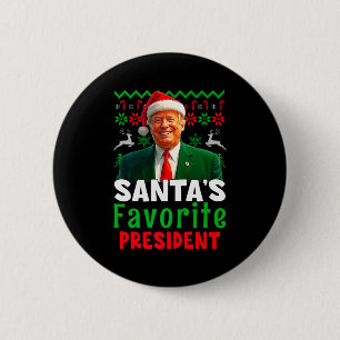 Sinterklaas Favoriete President Sinterklaas Trump Ronde Button 5,7 Cm
