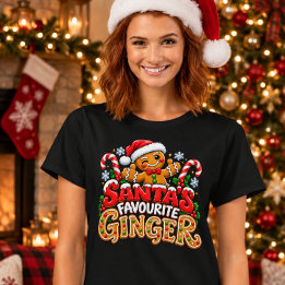 Sinterklaas' favoriete rode kop - Grappig kerstont T-shirt